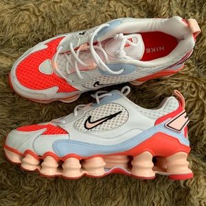 (SOLD) Nike TL Shox White Laser Crimson